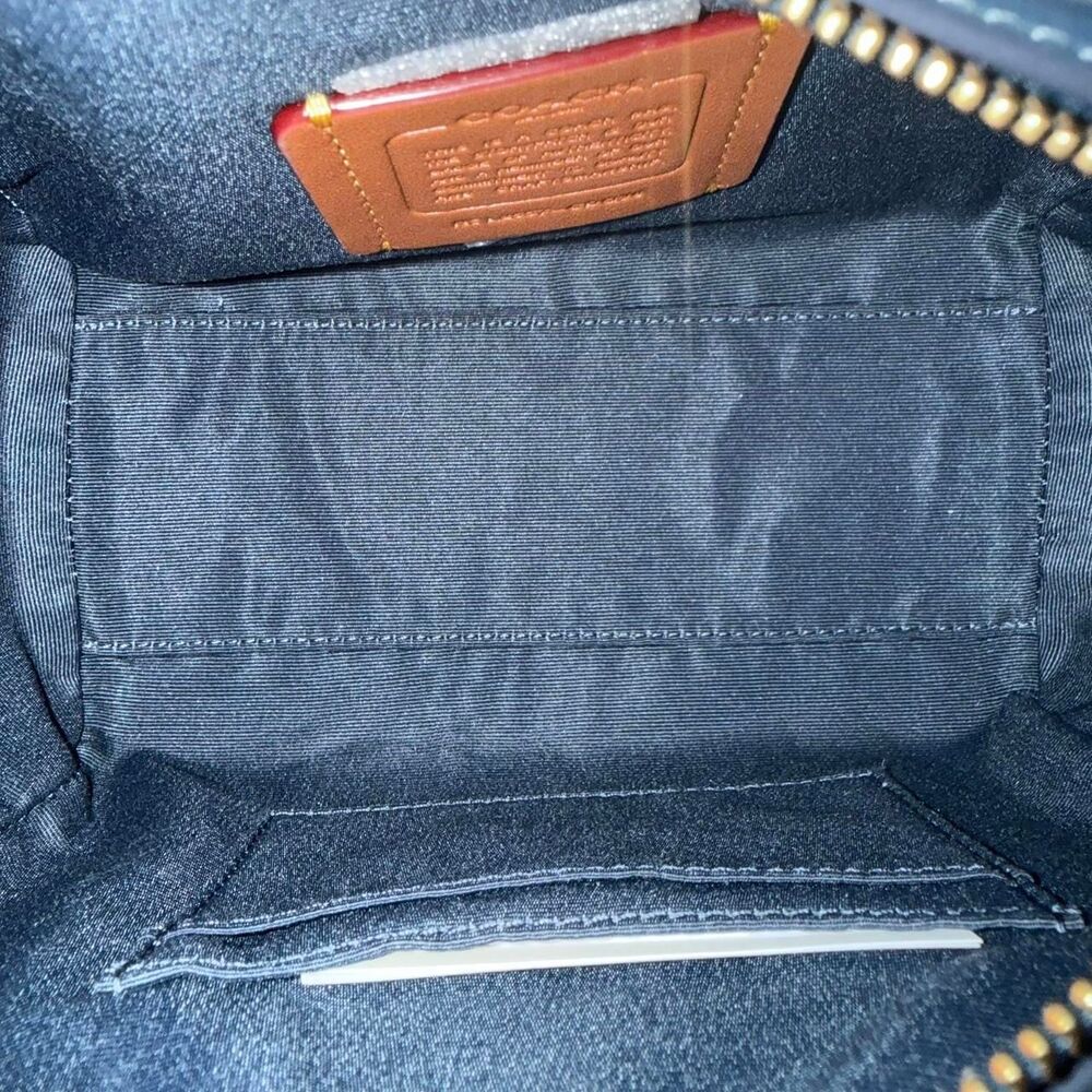 Coach Denim Mini Rowan Crossbody Bag - Picture 3 of 9